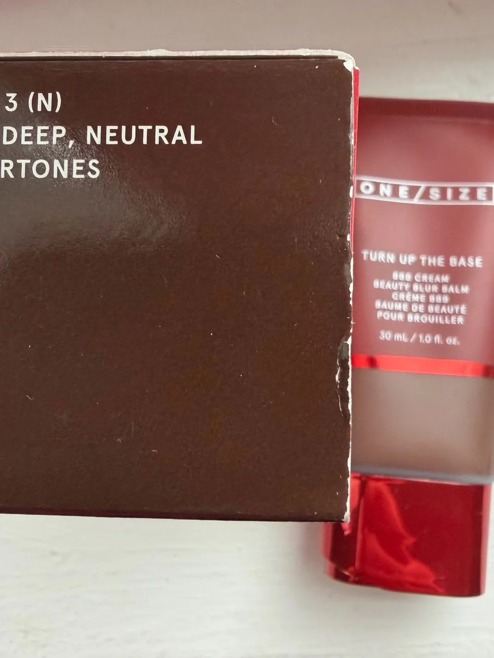 R.V.$24 ONE/SIZE Turn Up The Base BBB Cream Matte Foundation 30ml— 3N Very Deep
